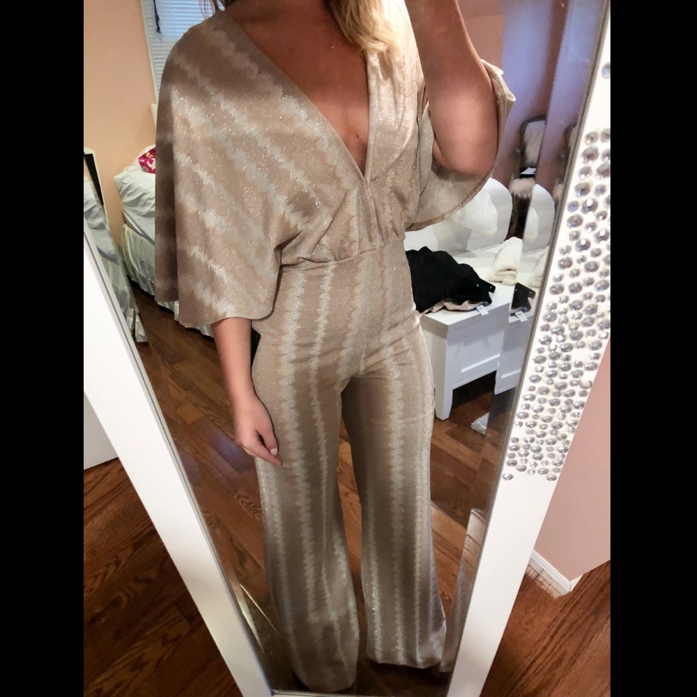 Margaret Josephs Sparkle Jumpsuit Disco Jumpsuit Halloween / Flapper costume